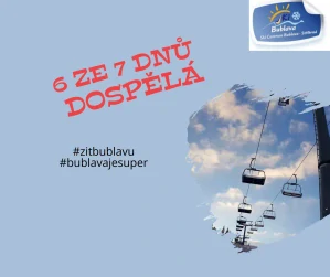 Skipas 6 dní ze 7 dospělí
