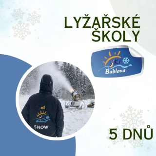 Lyžařské školní kurzy - Skipas 5 dnů děti 6 -15 let